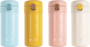 Diller Travel Coffee Mug/Tumbler, Mini Insulated Water Bottle