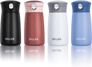 Diller Thermal 16 or 8 oz Kids Mini Water Bottle Tumbler
