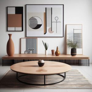 design aesthetic abstract coffee table